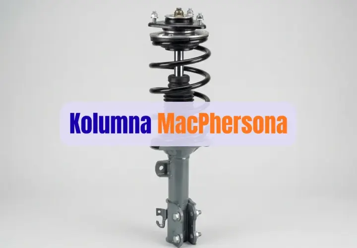 Kolumna MacPhersona, kluczowy element zawieszenia, amortyzuje nierówności drogi.