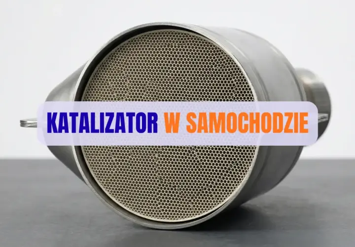 Katalizator w samochodzie to kluczowy element oczyszczający spaliny. Widoczny na zdjęciu, z charakterystycznym plastrem miodu.