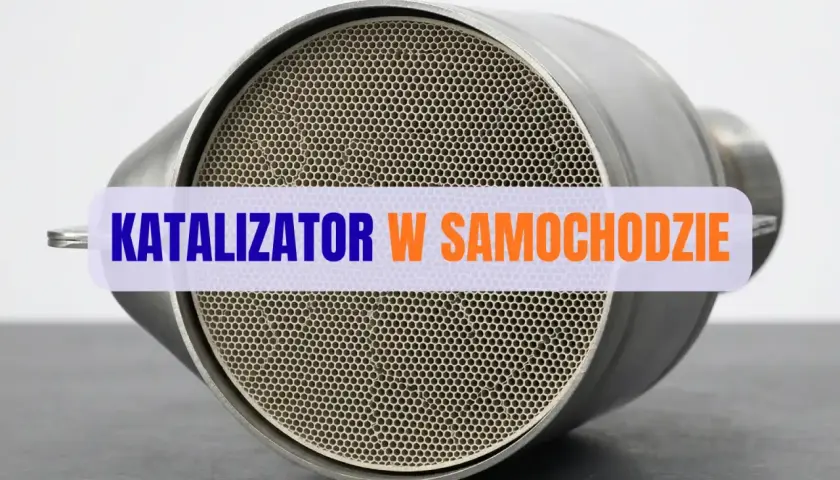 Katalizator w samochodzie to kluczowy element oczyszczający spaliny. Widoczny na zdjęciu, z charakterystycznym plastrem miodu.