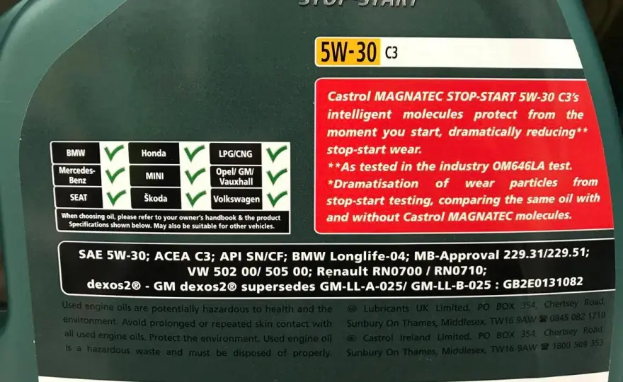 Oznaczenia oleju silnikowego - jak czytać SAE, ACEA i API