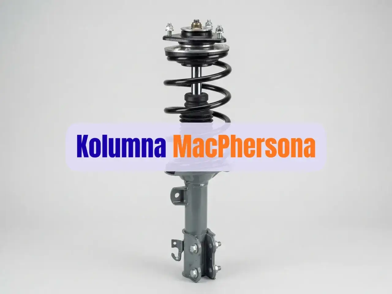 Kolumna MacPhersona, kluczowy element zawieszenia samochodu, amortyzuje nierówności drogi.